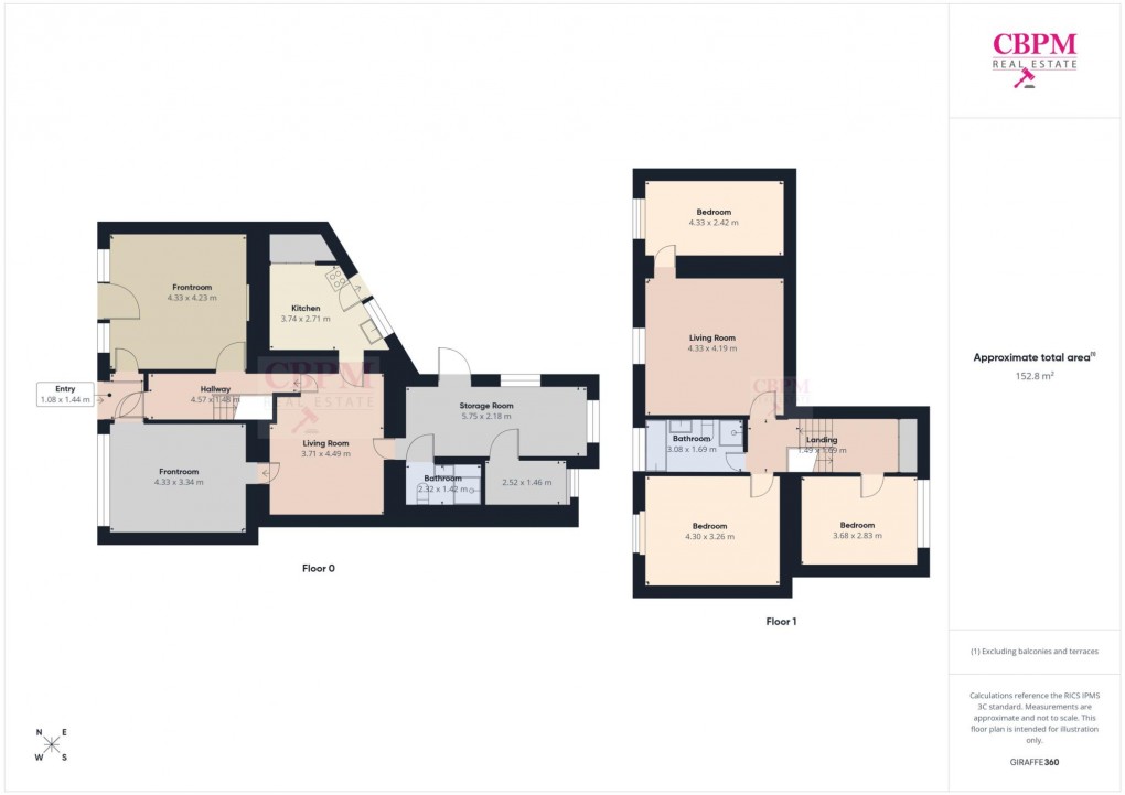 Floorplan for The Dry Cleaners, Main Street